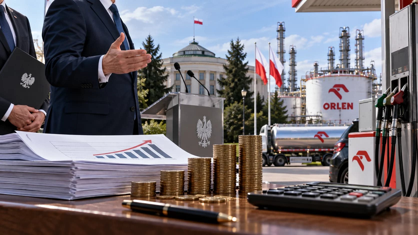 Rząd wraca z podatkiem od nadzwyczajnych zysków paliwowych Do prac rządu wraca czasowy podatek od nadzwyczajnych wyników producentów oraz importerów