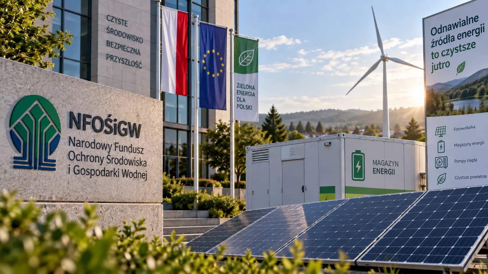 NFOŚiGW otwiera nową falę finansowania OZE i magazynów energii Narodowy Fundusz Ochrony Środowiska i Gospodarki Wodnej zapowiada do końca 2026 roku serię