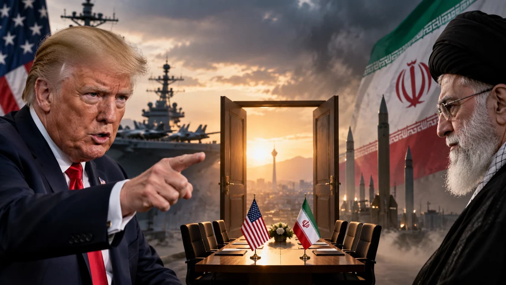 Trump grozi Iranowi i pozostawia otwartą drogę do rozmów Donald Trump ostrzegł władze Iranu przed ciężkimi konsekwencjami braku porozumienia, a