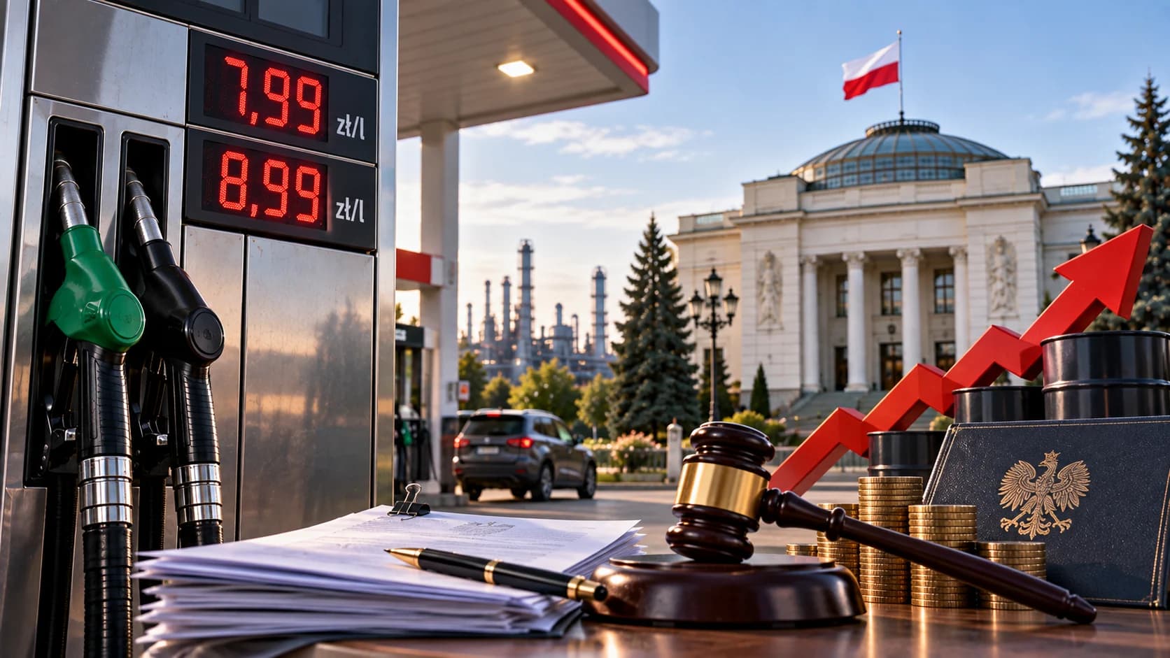 Nowy podatek od zysków paliwowych wraca do Senatu. Trwa spór o ceny i konstytucję Sejm uchwalił kolejną wersję ustawy o podatku od nadzwyczajnych zysków