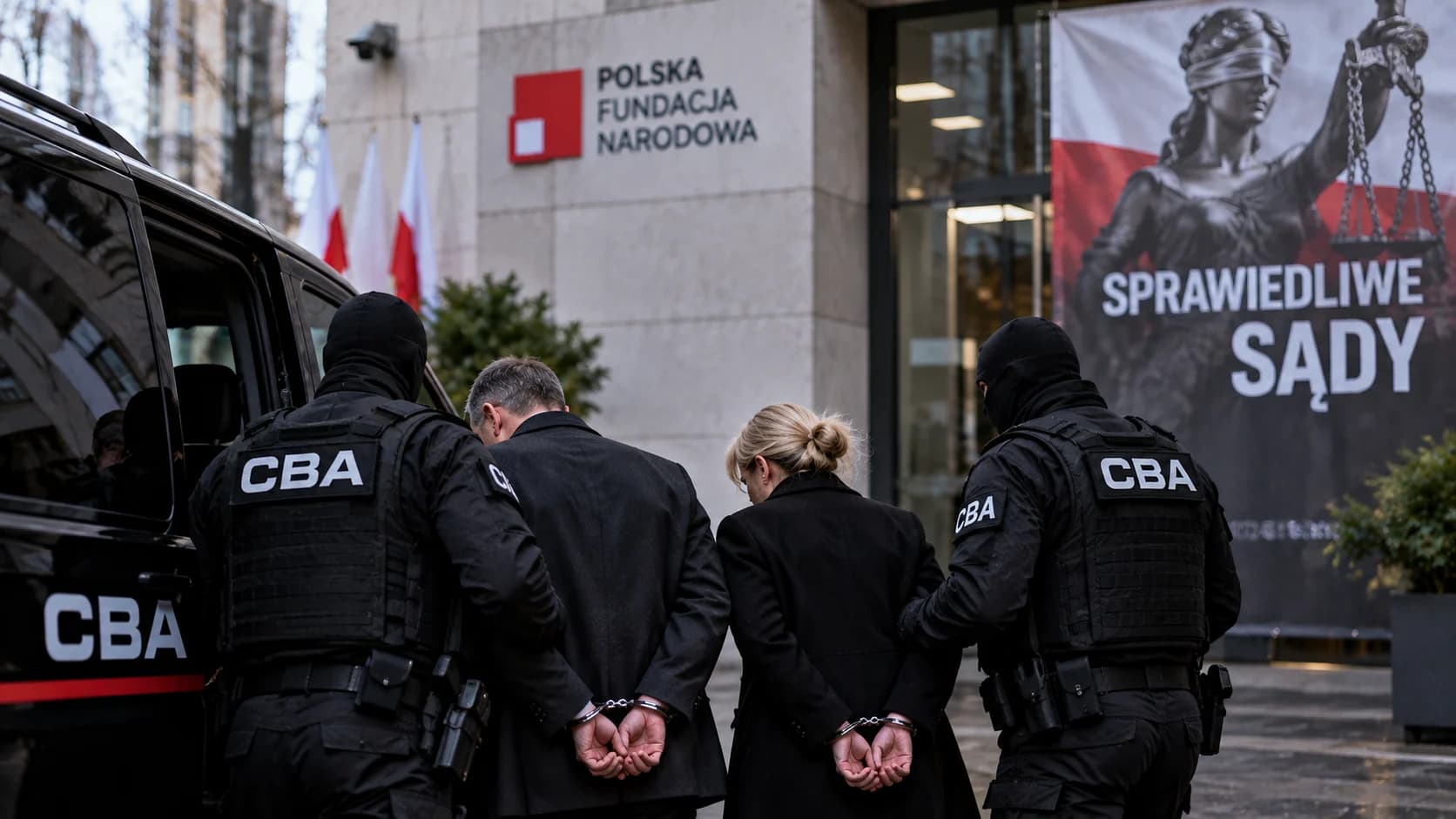 CBA zatrzymało dwie osoby w śledztwie PFN. Sprawa dotyczy kampanii „Sprawiedliwe Sądy” Agenci CBA zatrzymali 23 września w Warszawie Annę Plakwicz i