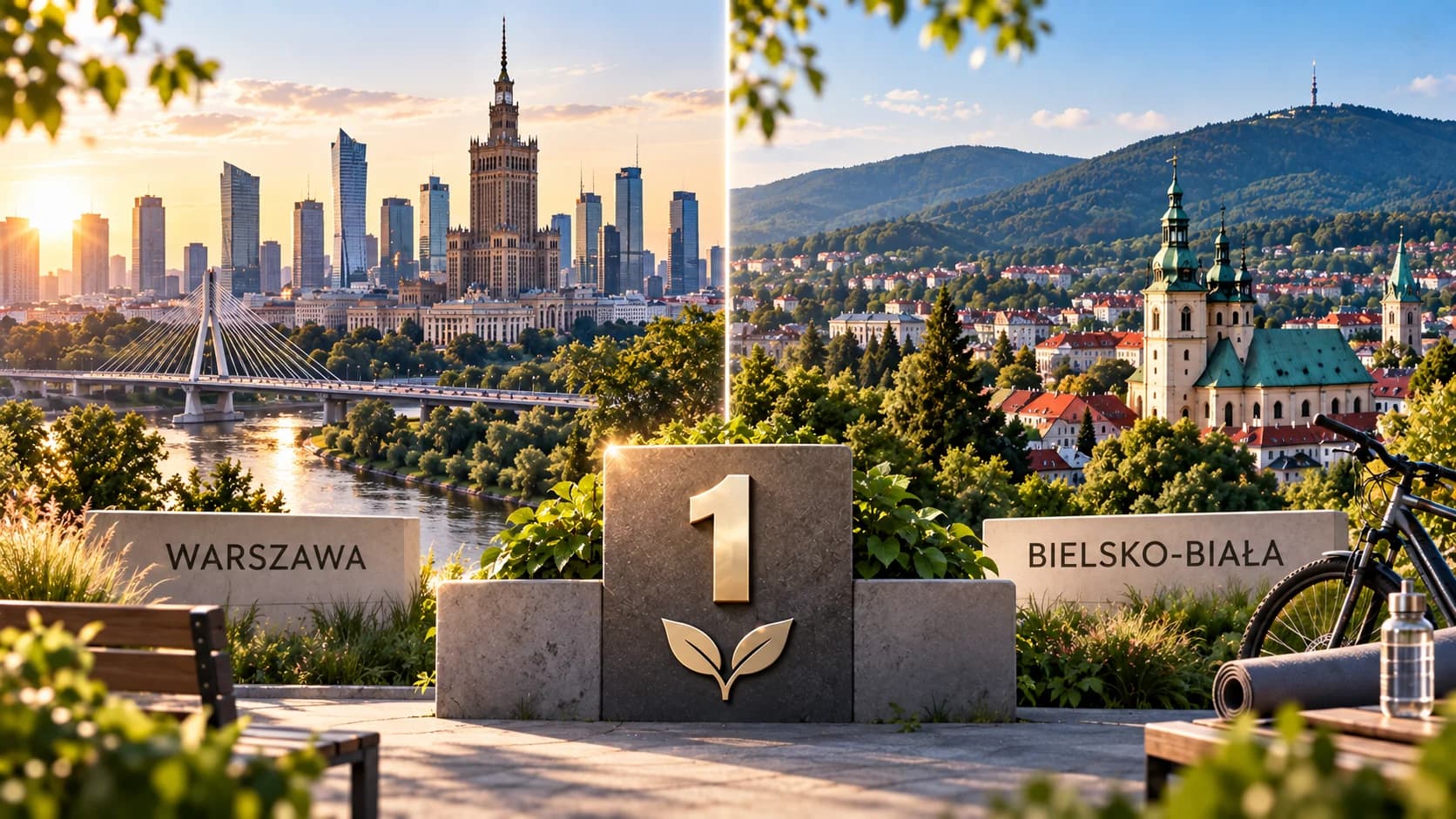 Warszawa i Bielsko-Biała liderami Indeksu Zdrowych Miast 2026. Co naprawdę mierzy ranking Warszawa zwyciężyła wśród miast liczących ponad 300 tys.