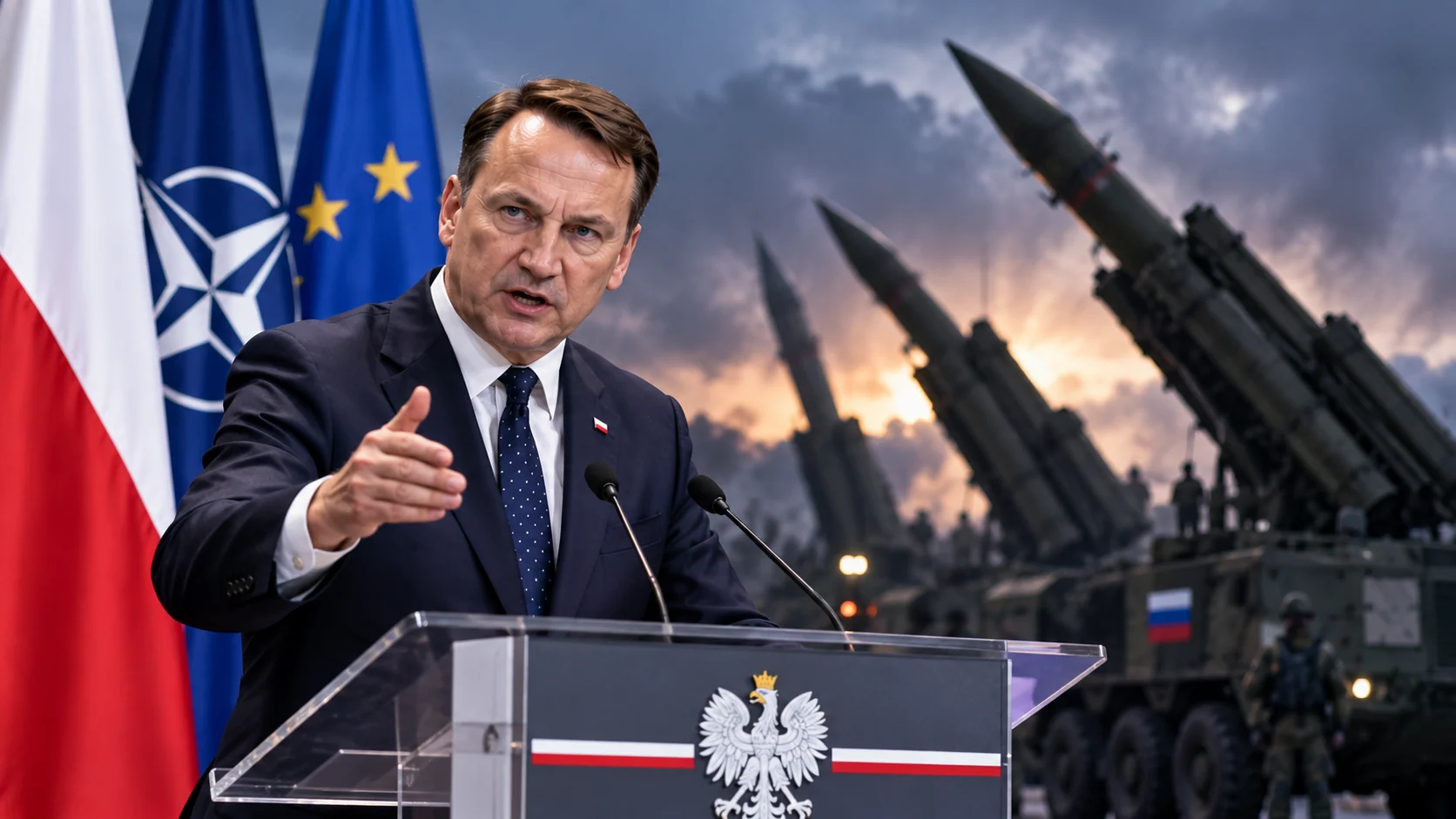 Sikorski ostrzega przed możliwą nową eskalacją Rosji Radosław Sikorski powiedział w Nowym Jorku, że Polska otrzymuje z wielu źródeł sygnały o