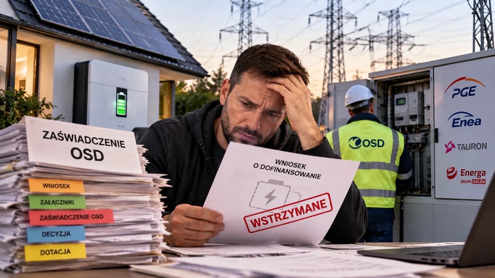 Dotacje do magazynów energii mogą utknąć na zaświadczeniach OSD Przed planowanym startem programu Przydomowe Magazyny Energii pojawił się problem z