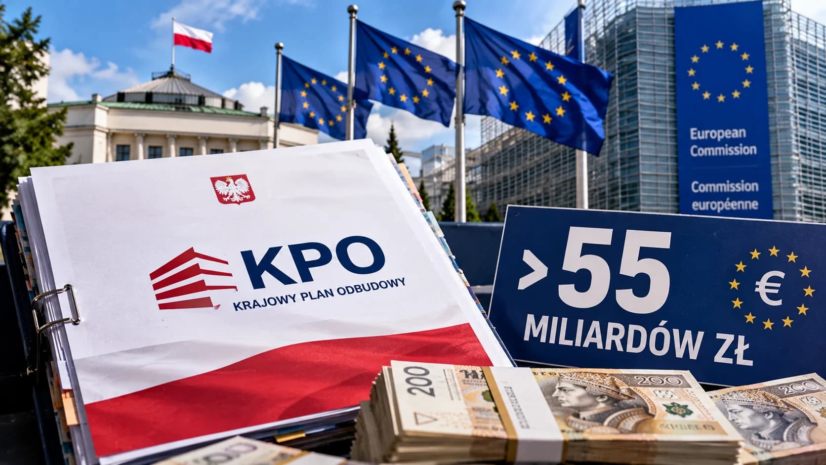 Polska złożyła ostatni wniosek z KPO na ponad 55 miliardów złotych Polska przekazała Komisji Europejskiej dziewiąty i ostatni wniosek o płatność z