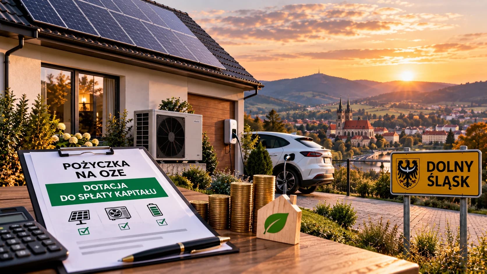 Pożyczka na OZE na Dolnym Śląsku z dotacją do spłaty kapitału Na Dolnym Śląsku można ubiegać się o finansowanie instalacji odnawialnych źródeł energii