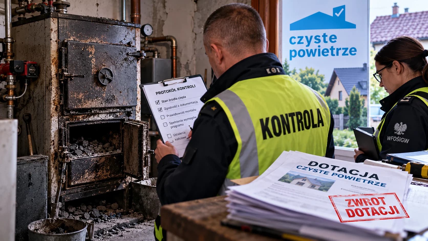 Kontrole Czystego Powietrza ujawniają stare piece i błędy grożące zwrotem dotacji Kontrole inwestycji dofinansowanych z programu Czyste Powietrze