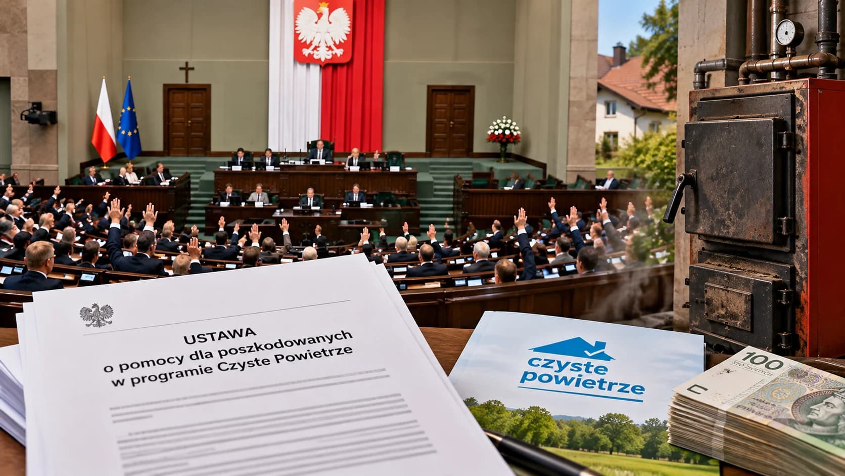 Sejm uchwalił pomoc dla poszkodowanych w Czystym Powietrzu Właściciele domów, którzy po nierzetelnej termomodernizacji zostali z żądaniem zwrotu dotacji