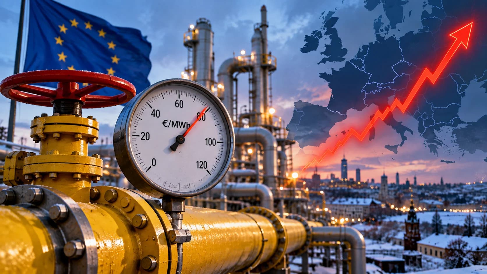 Gaz w Europie po ponad 81 euro za MWh przed sezonem grzewczym W porannych notowaniach 12 października europejski benchmark gazowy TTF osiągnął 81,75 euro