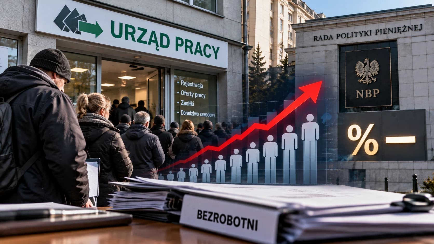 Więcej zarejestrowanych bezrobotnych niż rok wcześniej przy stabilnej stopie Wstępna stopa bezrobocia rejestrowanego we wrześniu 2026 roku wyniosła 5,8