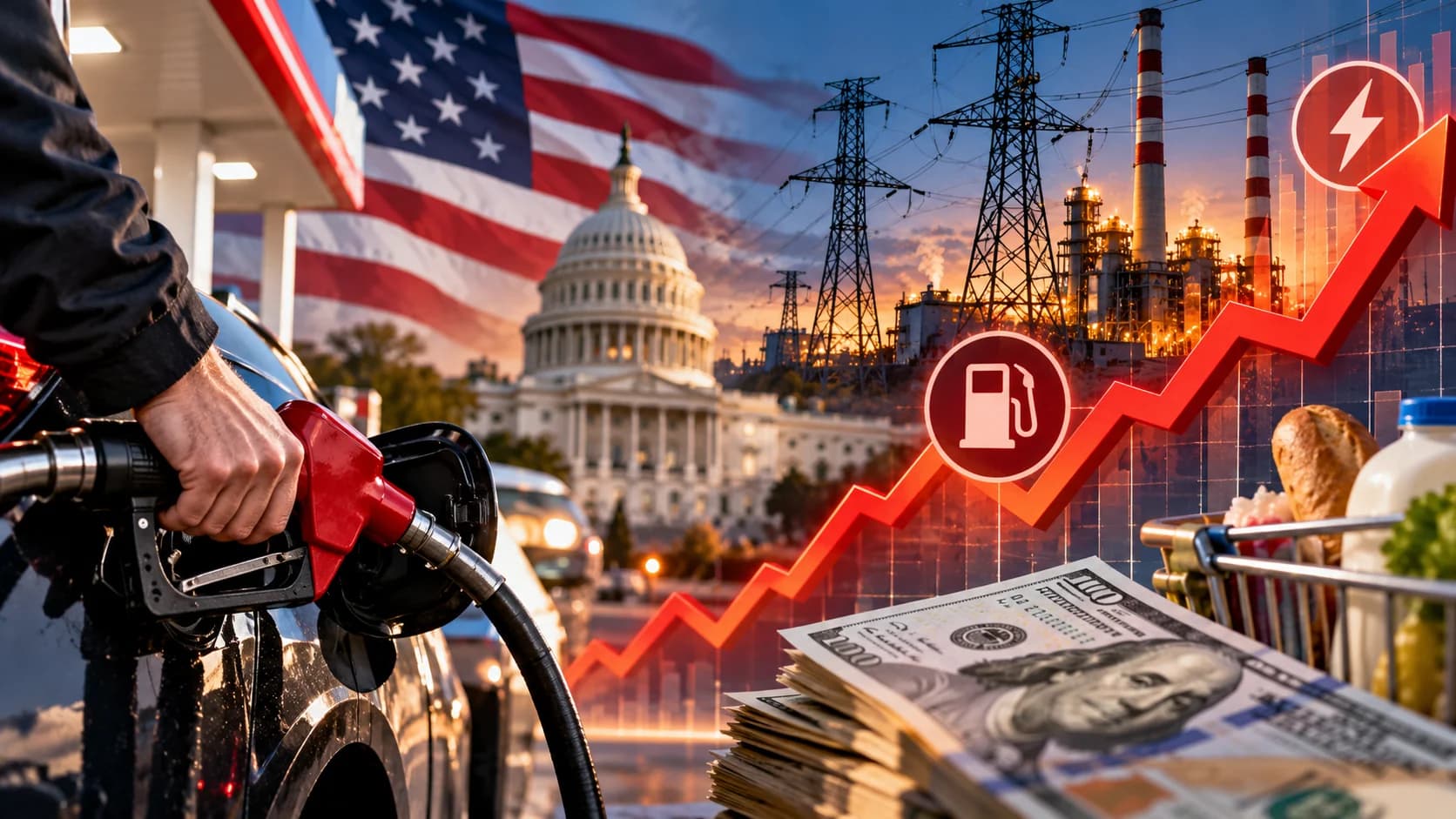 Benzyna napędza inflację w USA przy wzroście cen energii o ponad jedną piątą We wrześniu 2026 roku amerykańska inflacja przyspieszyła do 3,7 proc. rok do