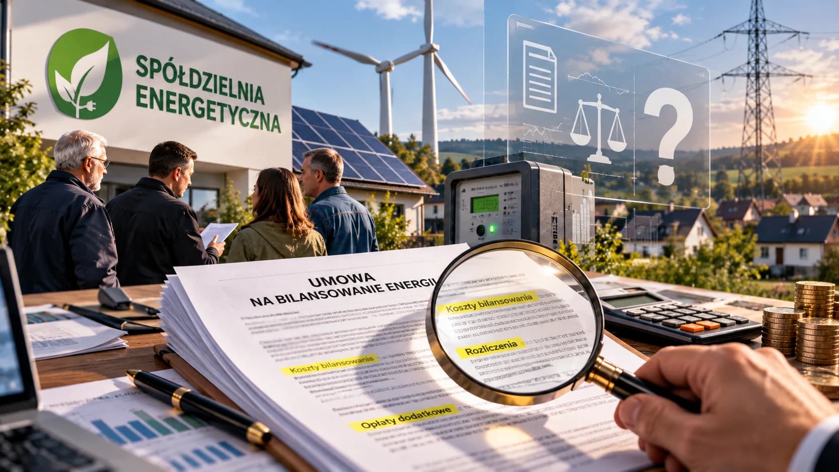 Spółdzielnie energetyczne kwestionują koszty bilansowania. Co sprawdzić w umowie? Członkowie spółdzielni energetycznych zgłaszają zastrzeżenia do opłat za