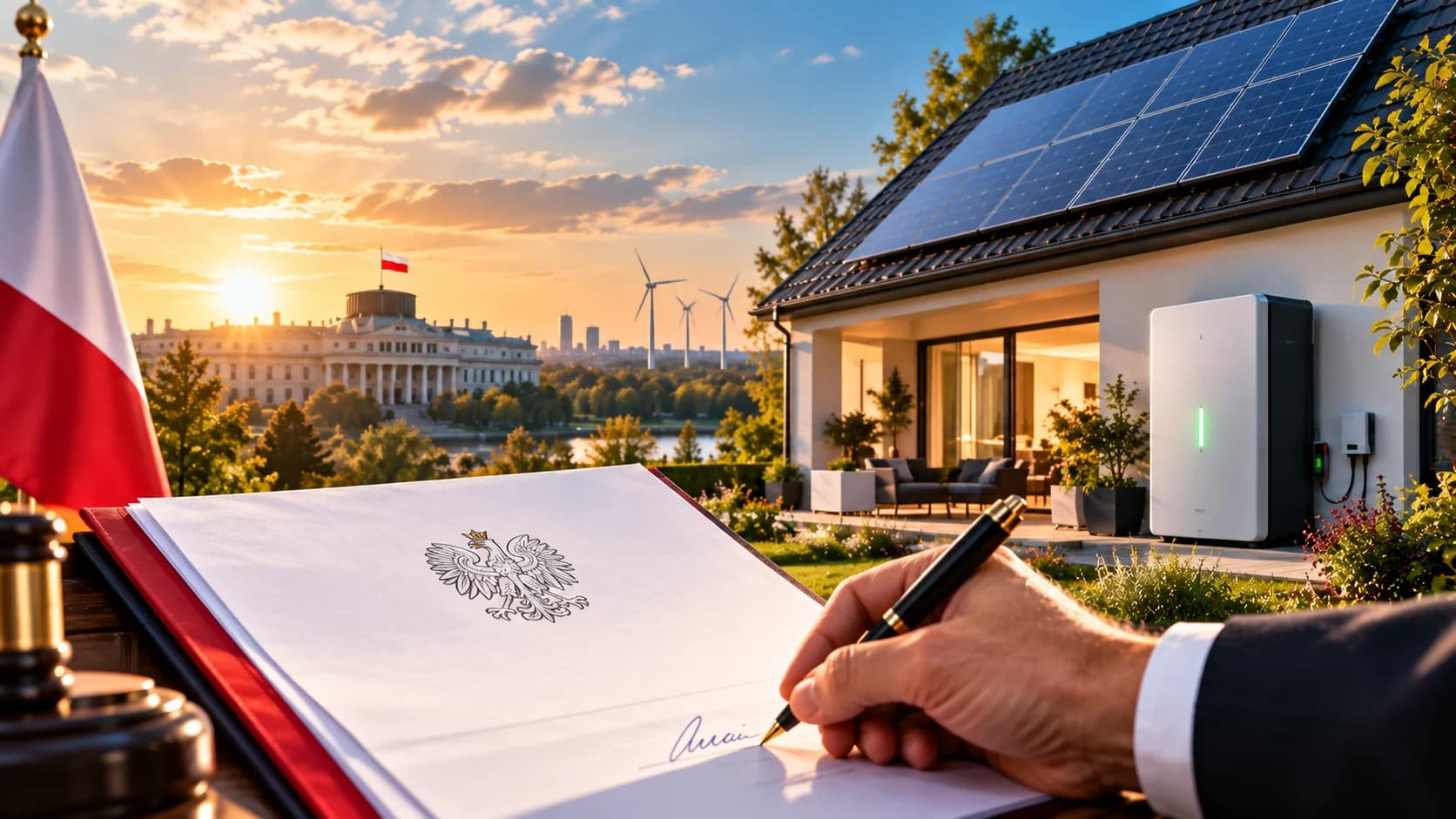 Nowelizacja OZE podpisana. Co zmieni dla prosumentów z magazynem energii? 15 października prezydent podpisał nowelizację ustawy o odnawialnych źródłach