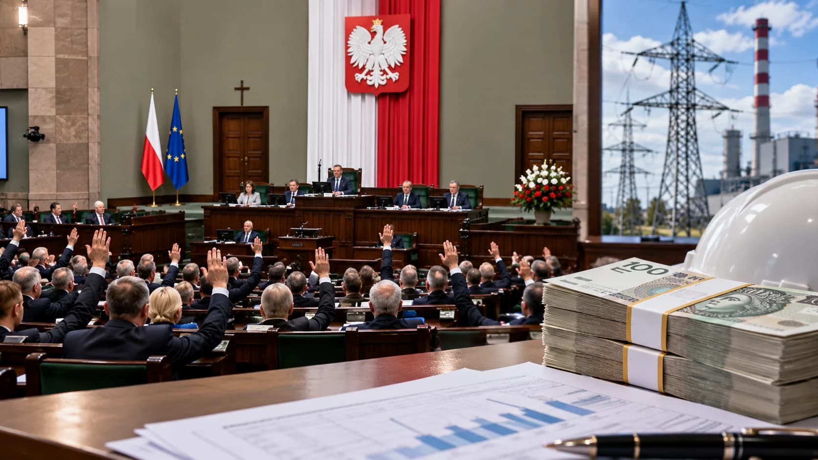 Sejm przyjął 22 października ustawę przewidującą 4,8 mld zł wsparcia kosztów energii dla przemysłu w latach 2027–2030. Firmy korzystające z pomocy mają